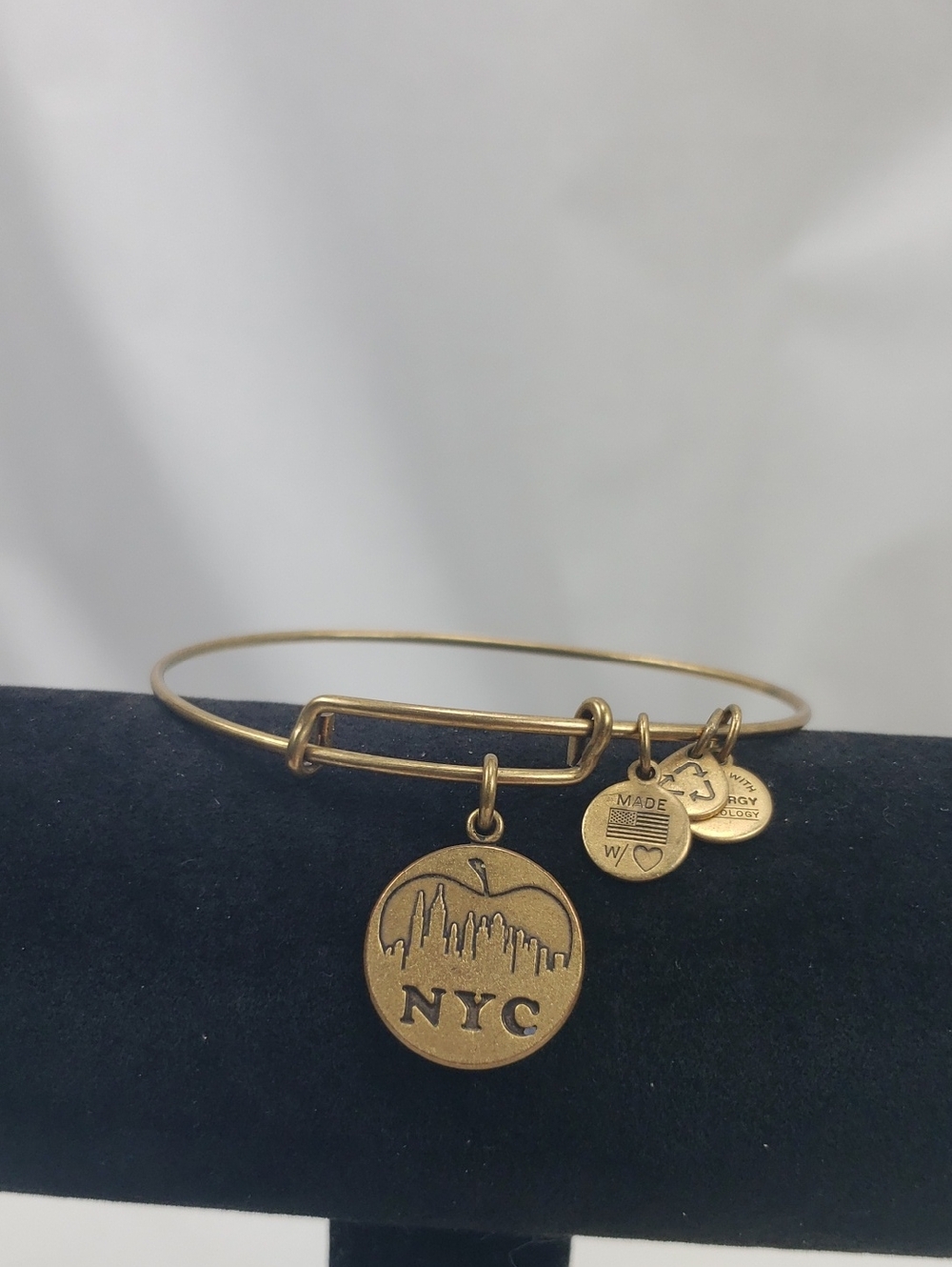 Alex and Ani NYC Gold Tone Bracelet